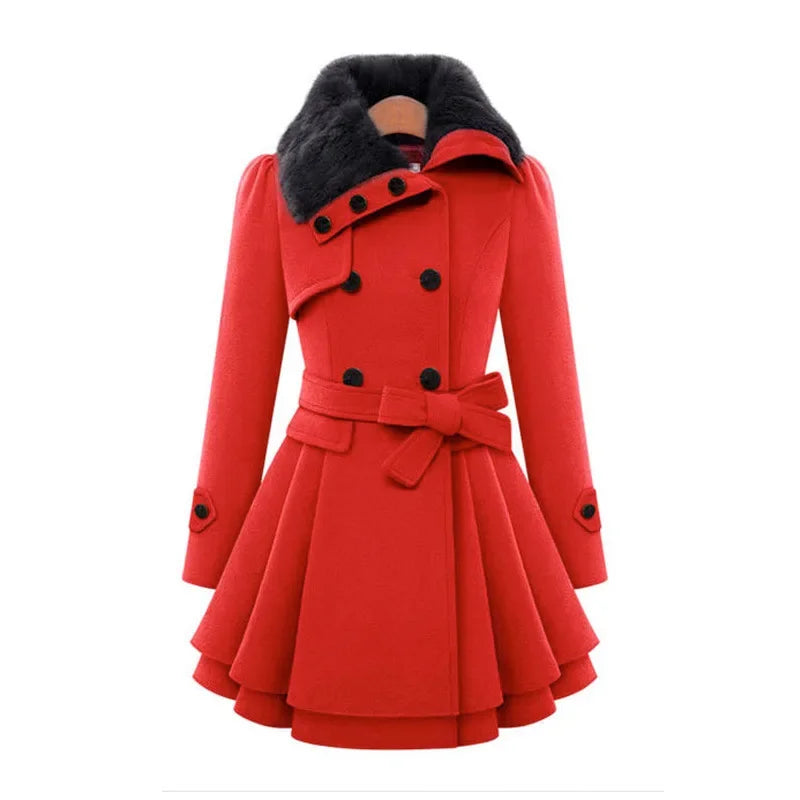 Mila - Slim Wool Coat, Elegance and Warmth