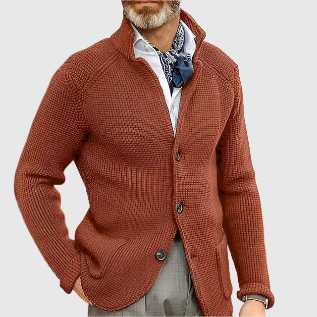 Arnaud - Men's Retro Military Style Cardigan