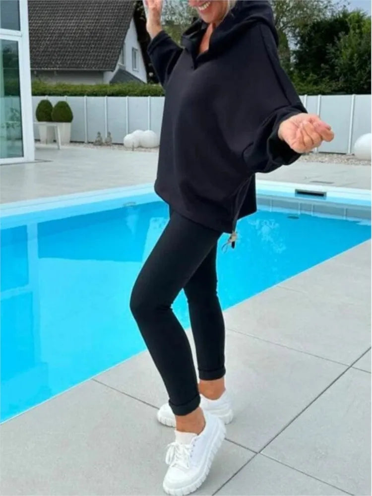 Adrienne - Comfort Hoodie & Harem Pants Set