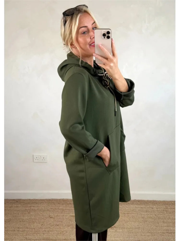 Cyralina - Robe A-Line à Capuche Élégante pour Junior