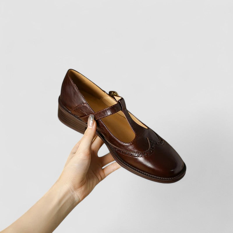 Seliora - Chaussures Mary Jane orthopédiques pour femme avec boucle ajustable