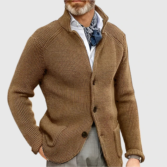 Arnaud - Men's Retro Military Style Cardigan