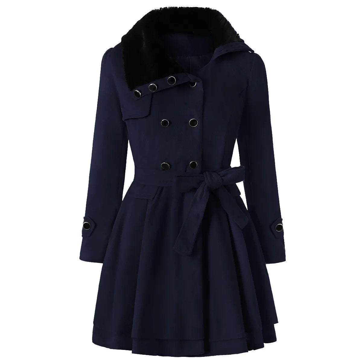 Mila - Slim Wool Coat, Elegance and Warmth