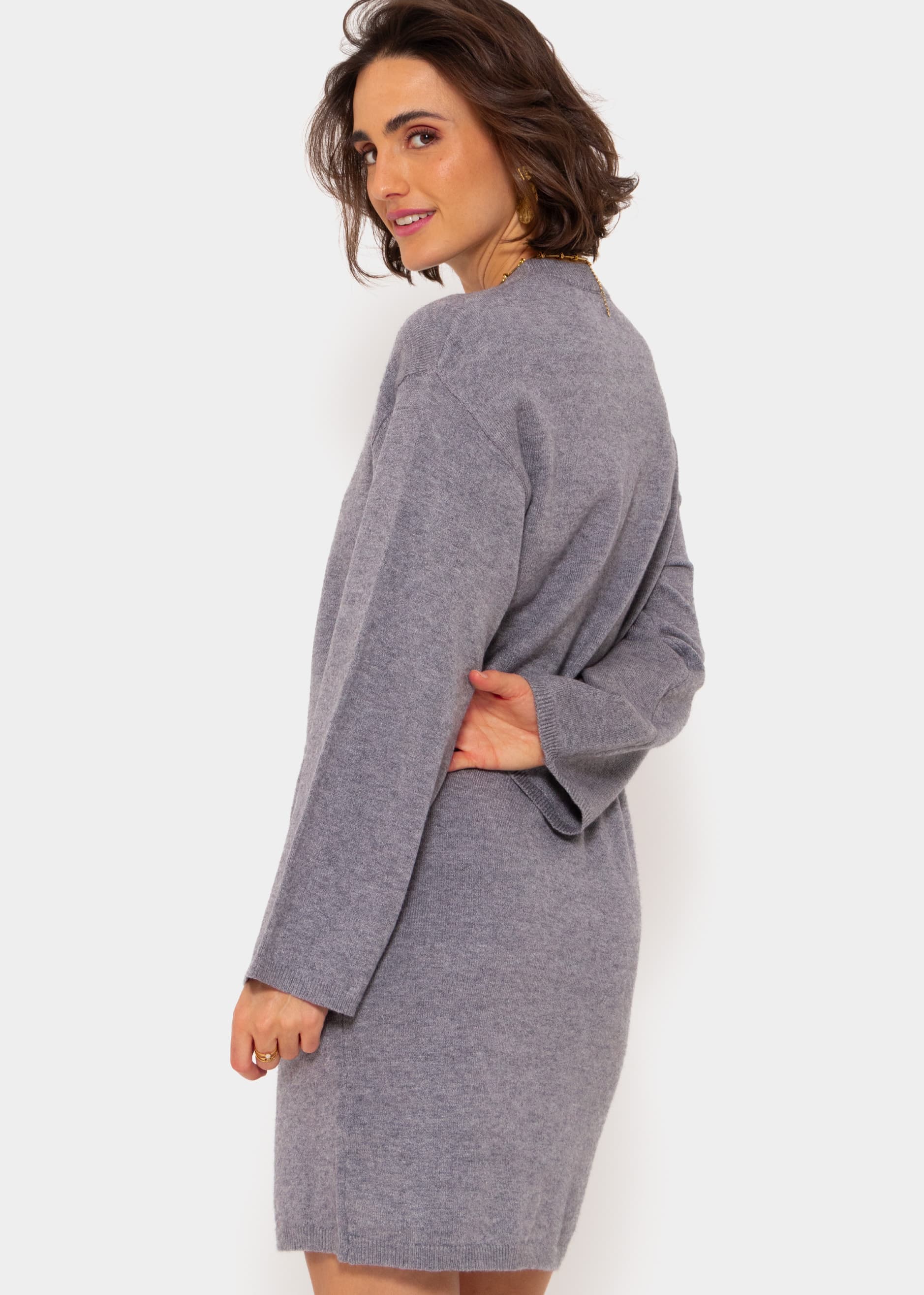 Aimée - Robe Tricot Oversize Élégante