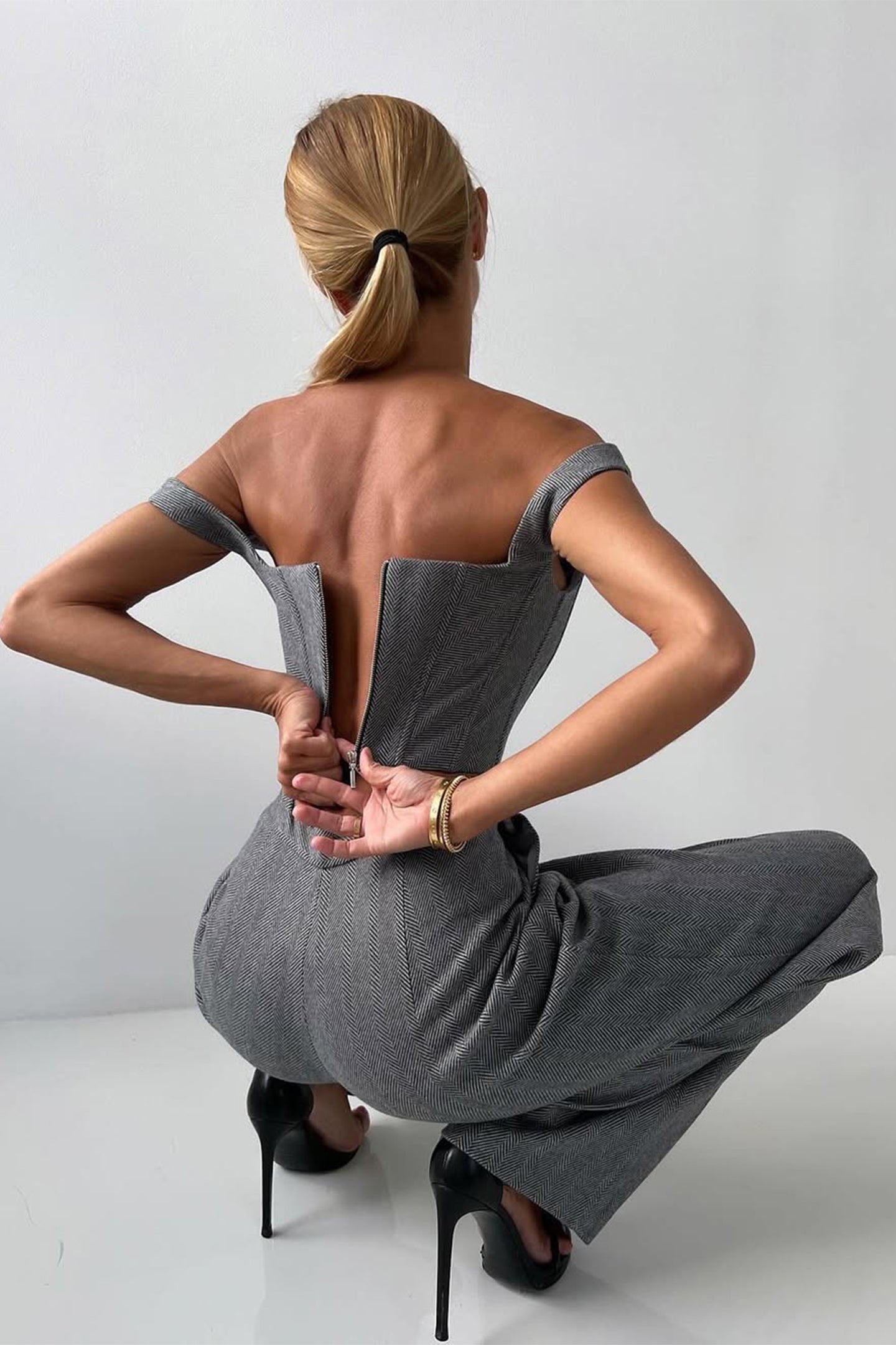 Renata - Costume 3 pièces avec blazer croisé