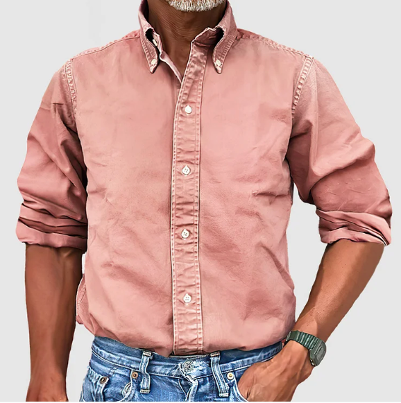 Felix - Chemise à Manches Longues Essentielle pour Homme