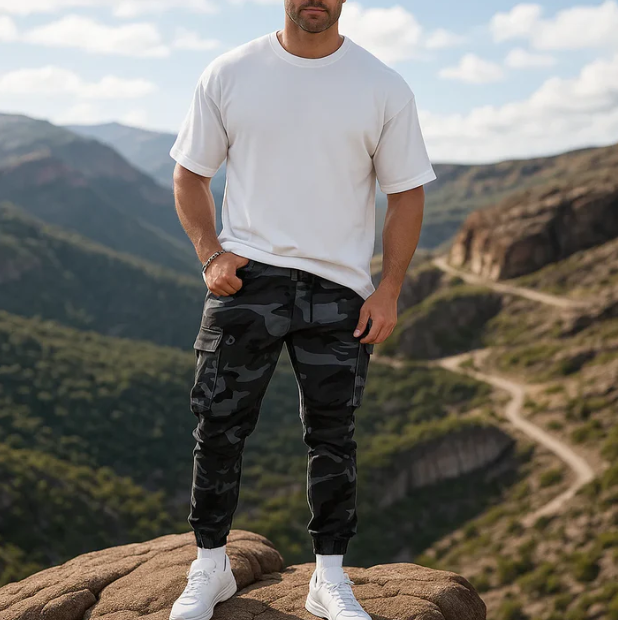 Wouter - Men's Heavy Duty Multi-Pocket Utility Trousers