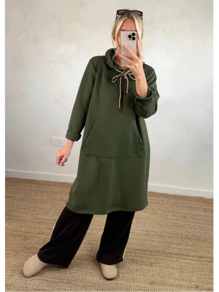 Cyralina - Robe A-Line à Capuche Élégante pour Junior