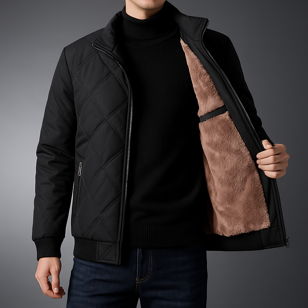 Elliot - Veste matelassée en polaire pour homme