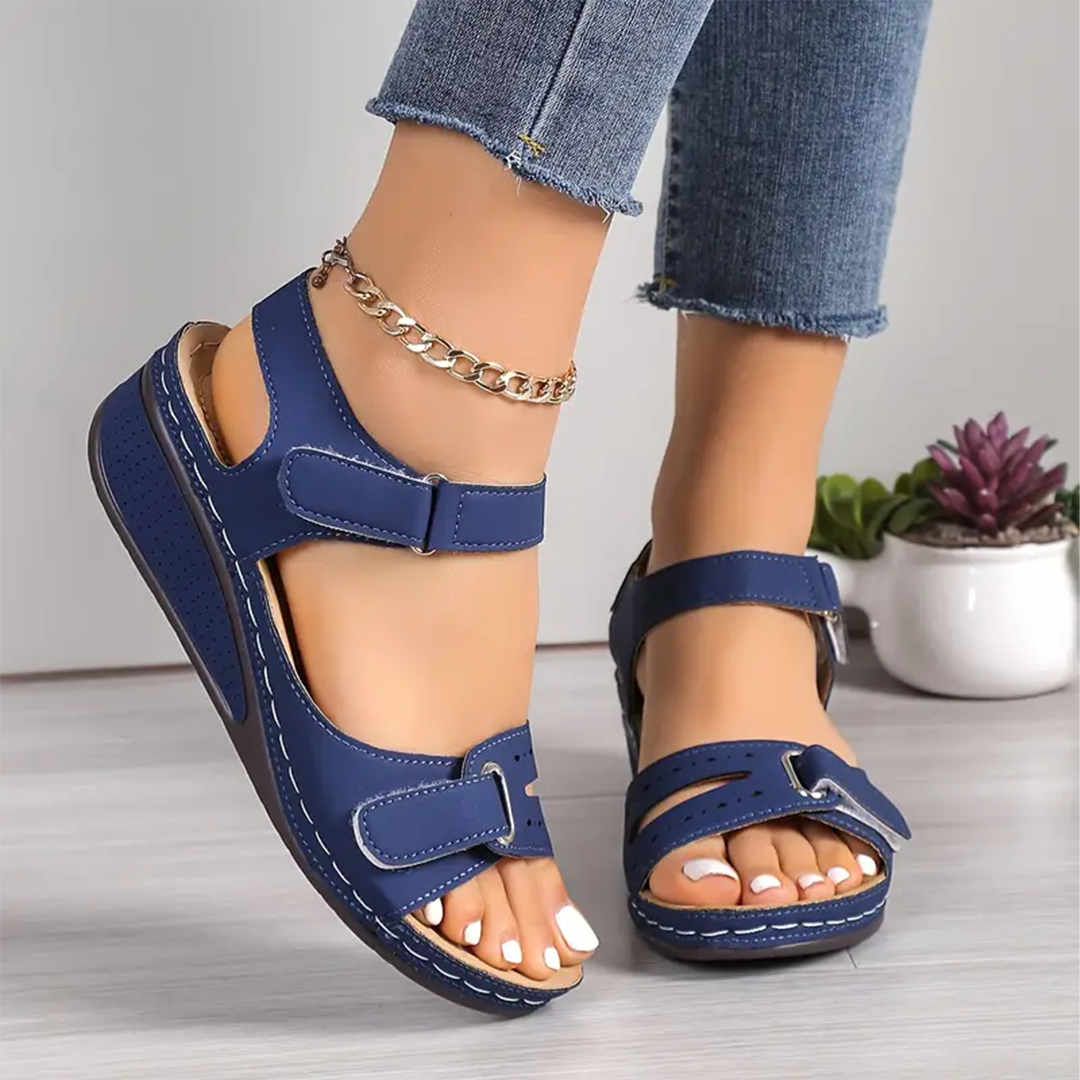 Nolwenn™ - Comfortable and Elegant Sport Wedge Sandals