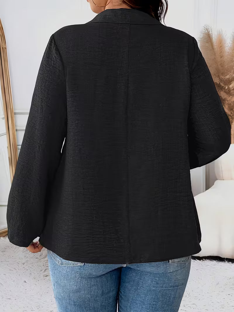 Elmyra - Elegant Button-Down Flowy Shirt