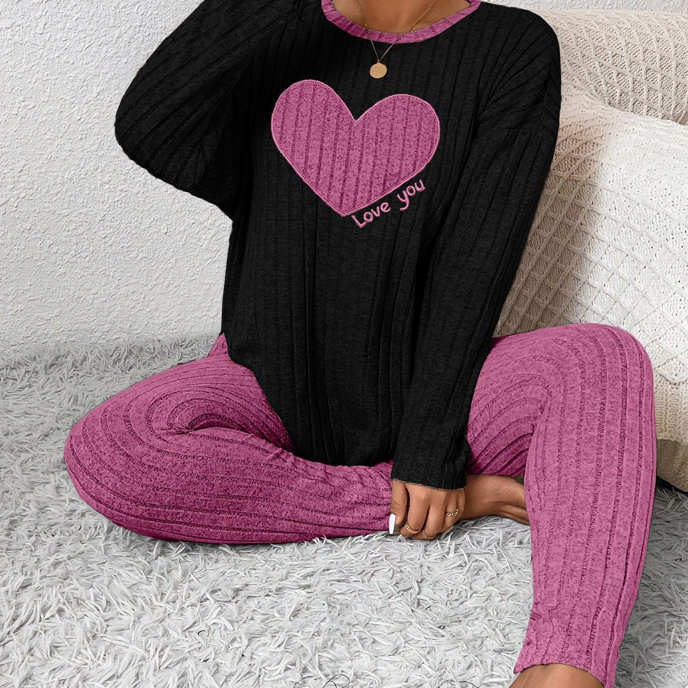 Javelle - Comfort Relax Heart Loungewear Set