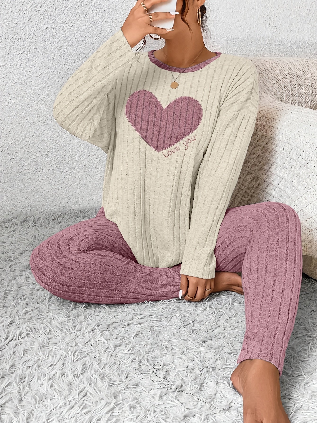 Javelle - Comfort Relax Heart Loungewear Set