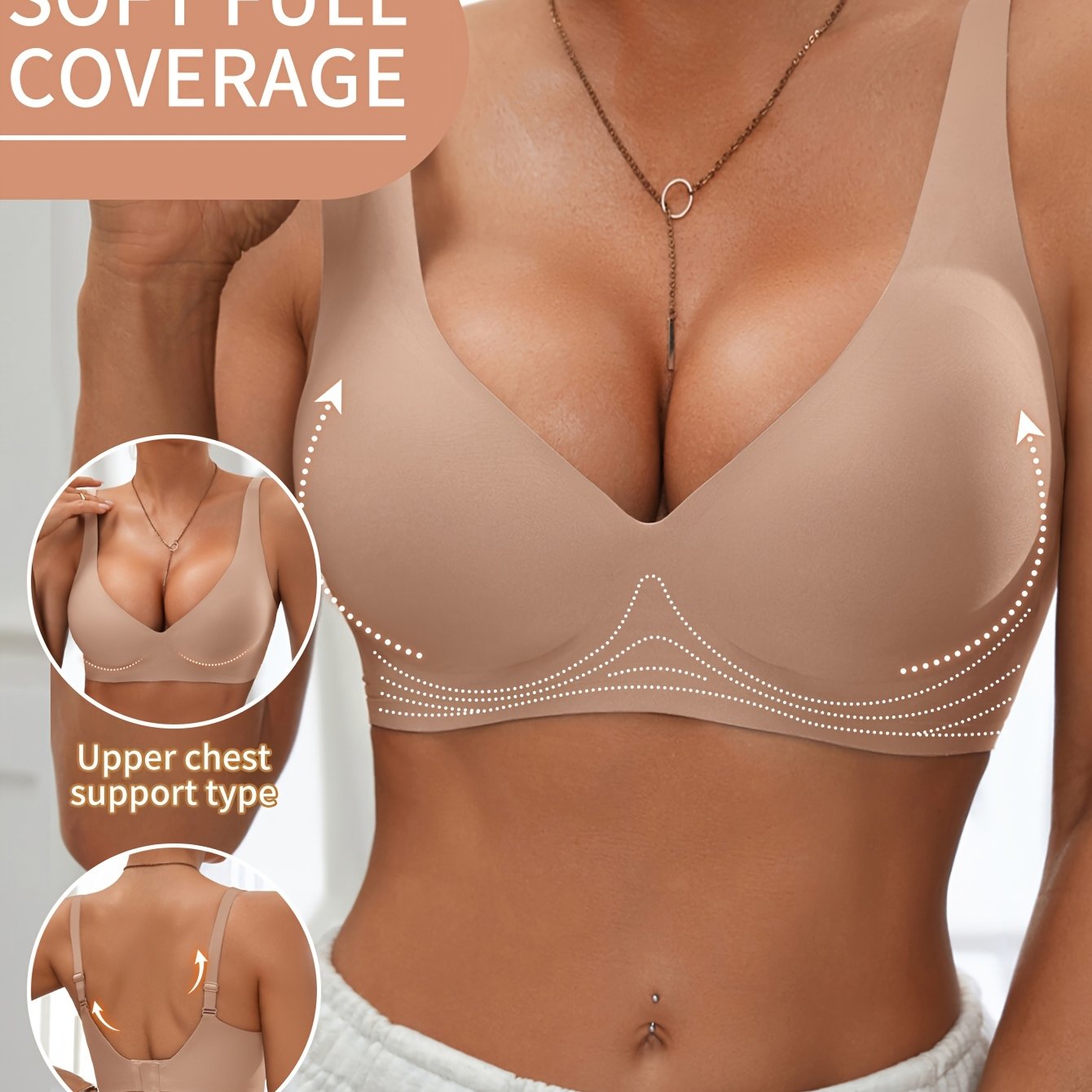 Isendra - High Coverage Comfort Push-Up Bra