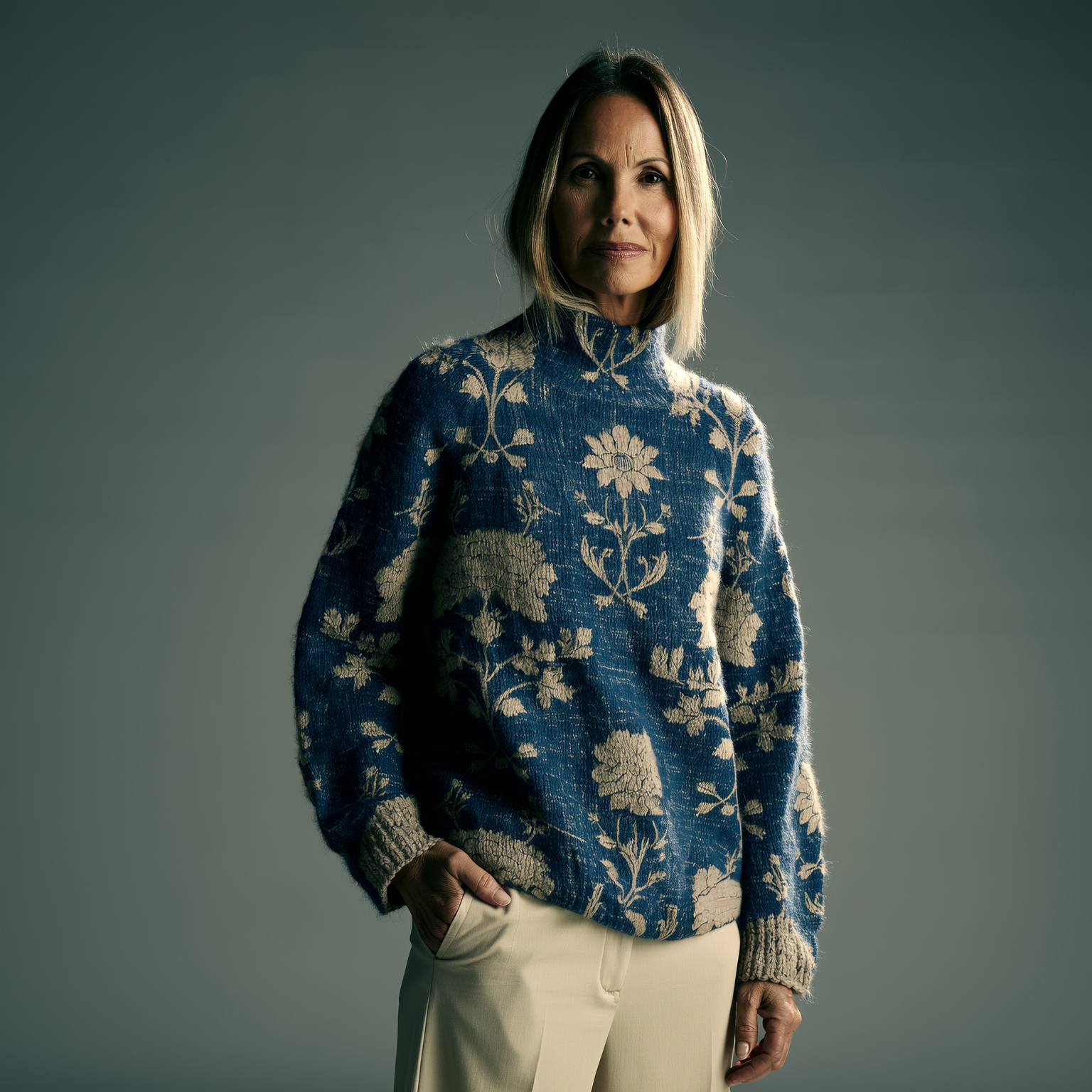 Luneliae - Pull à Col Roulé Chaleureux et Élégant