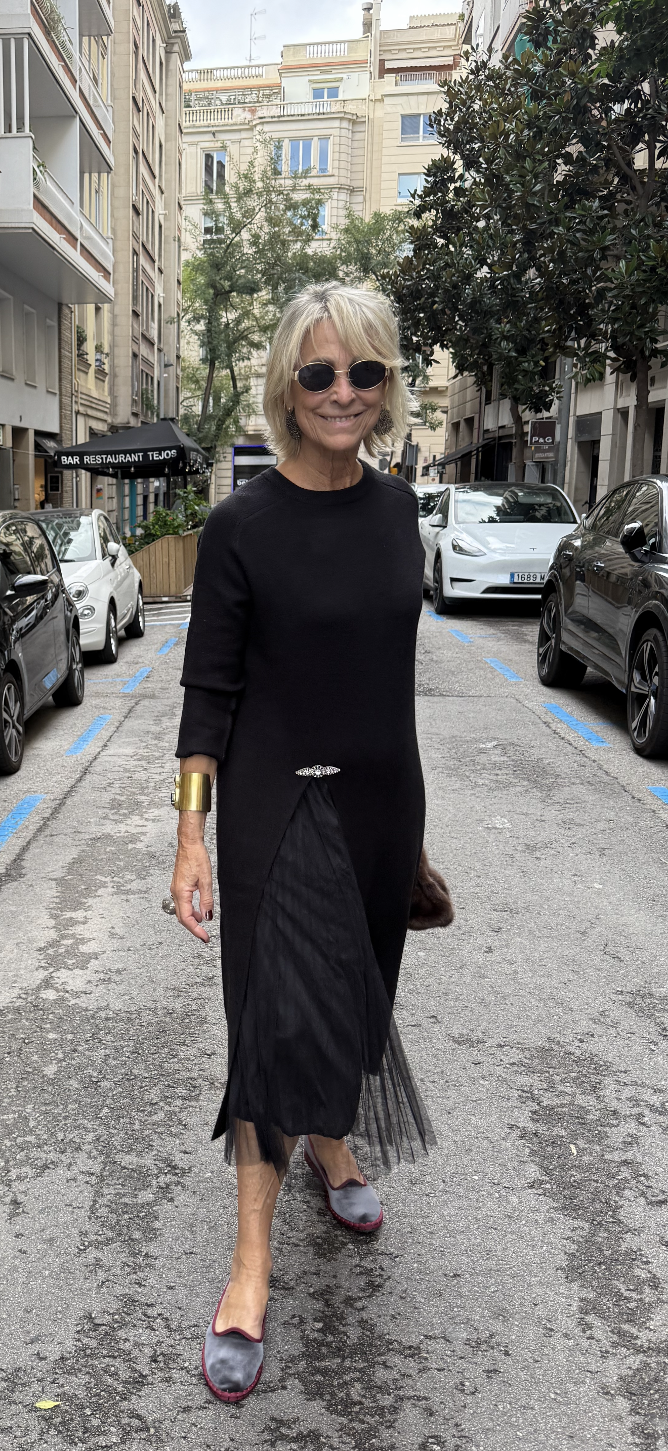 Gwenirra - Robe Tulle Tricotée Élégante