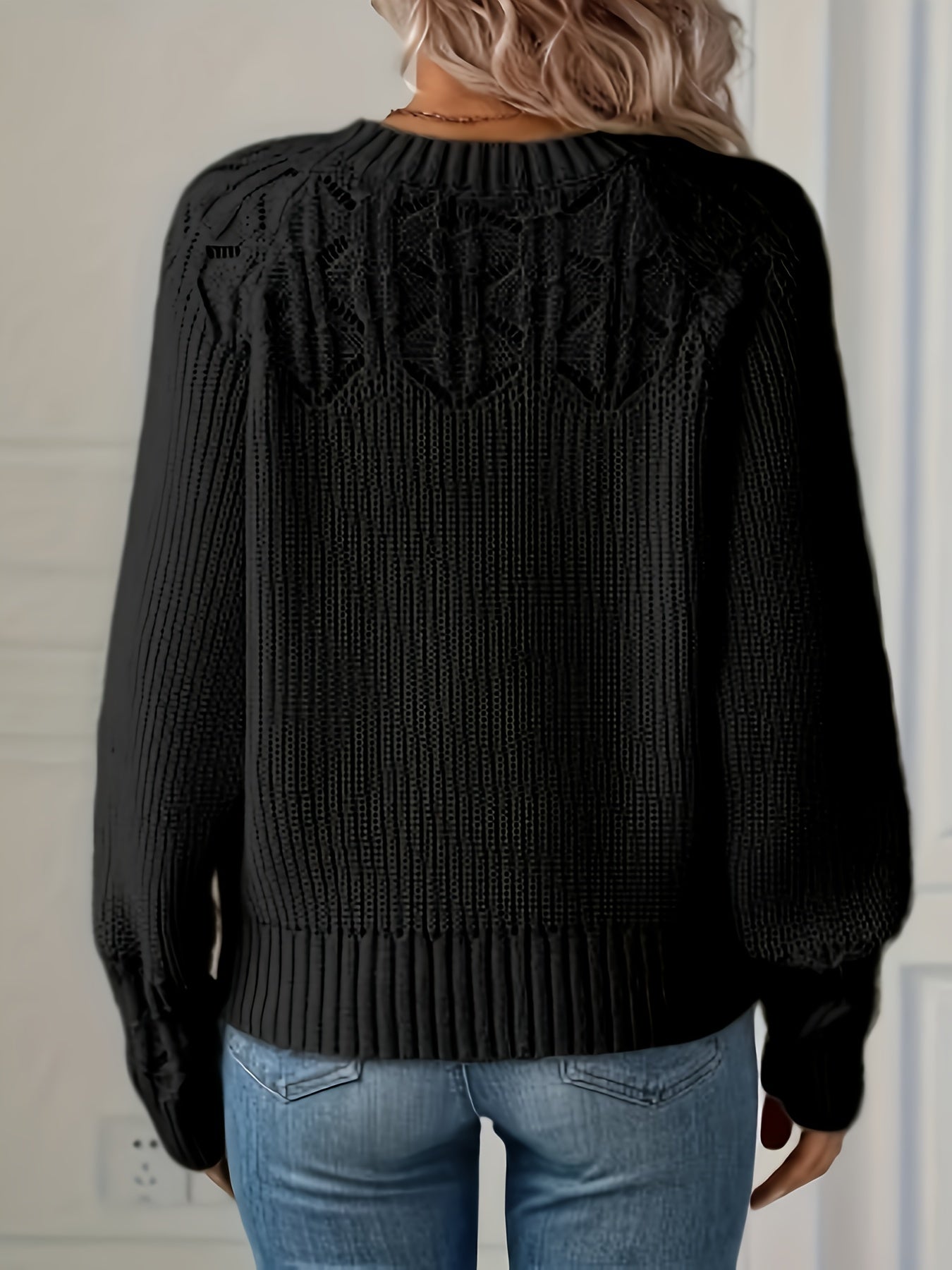 Joravelisse - Elegant Long-Sleeved Knit Sweater