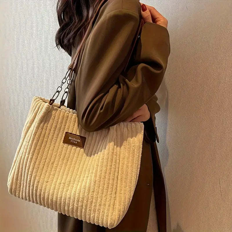 Huguette - Cotton Tote Bag with Drawstrings
