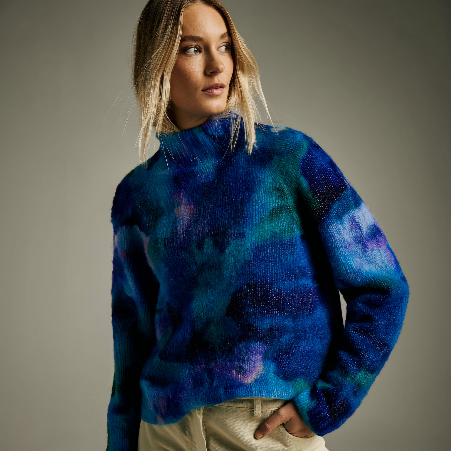 Luneliae - Pull à Col Roulé Chaleureux et Élégant