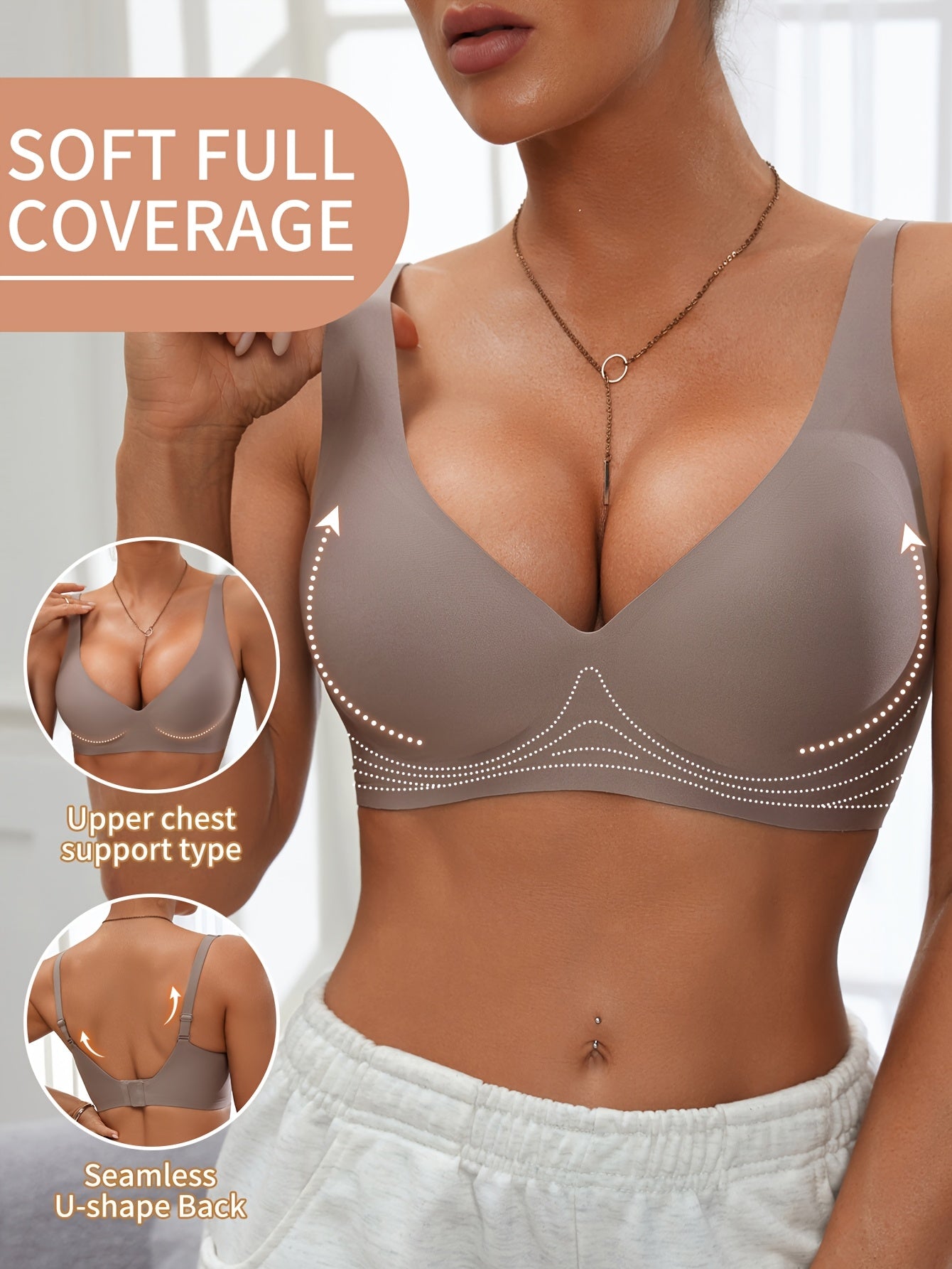 Isendra - High Coverage Comfort Push-Up Bra