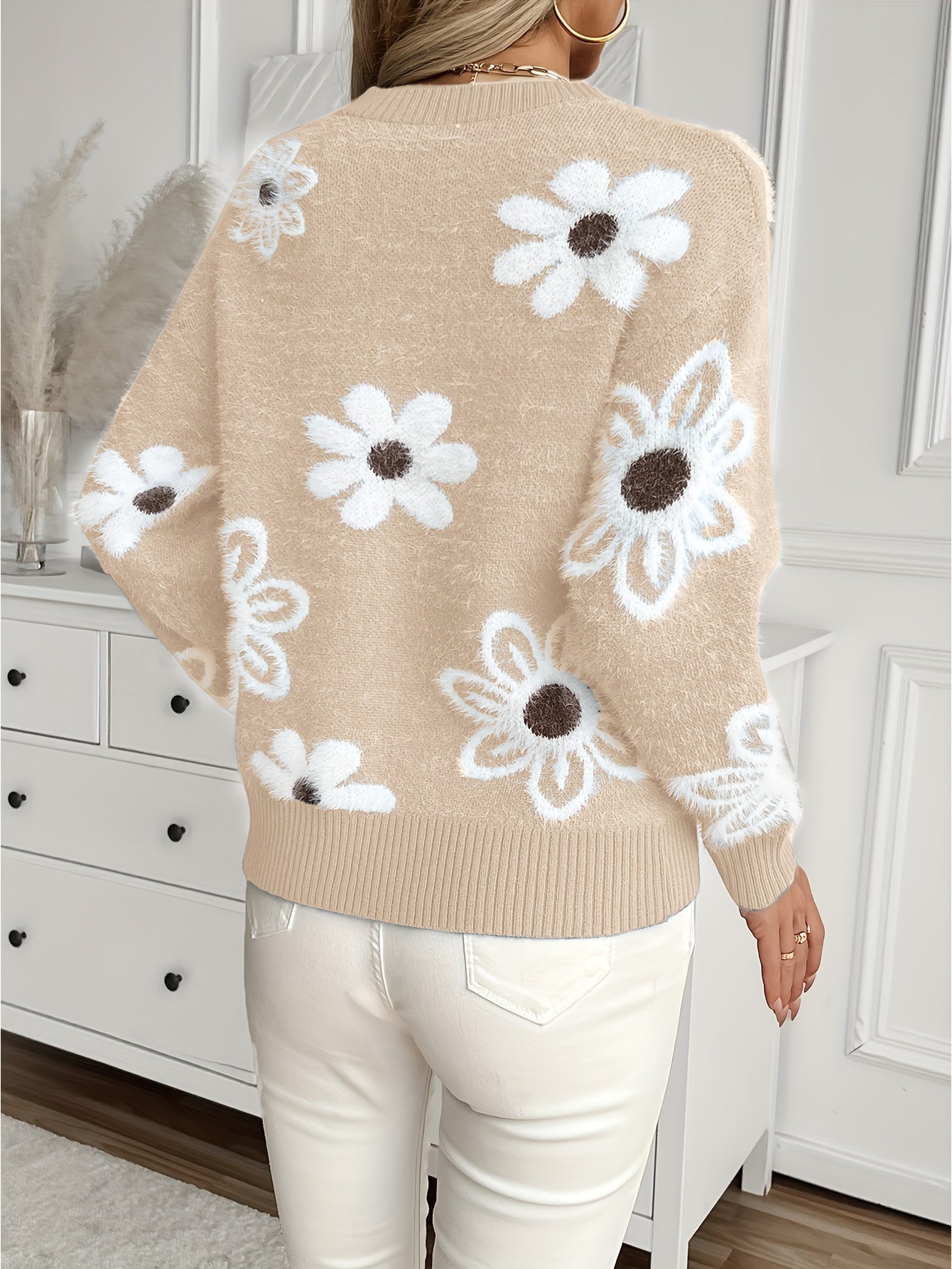 Madeleine - Pull floral pour femmes