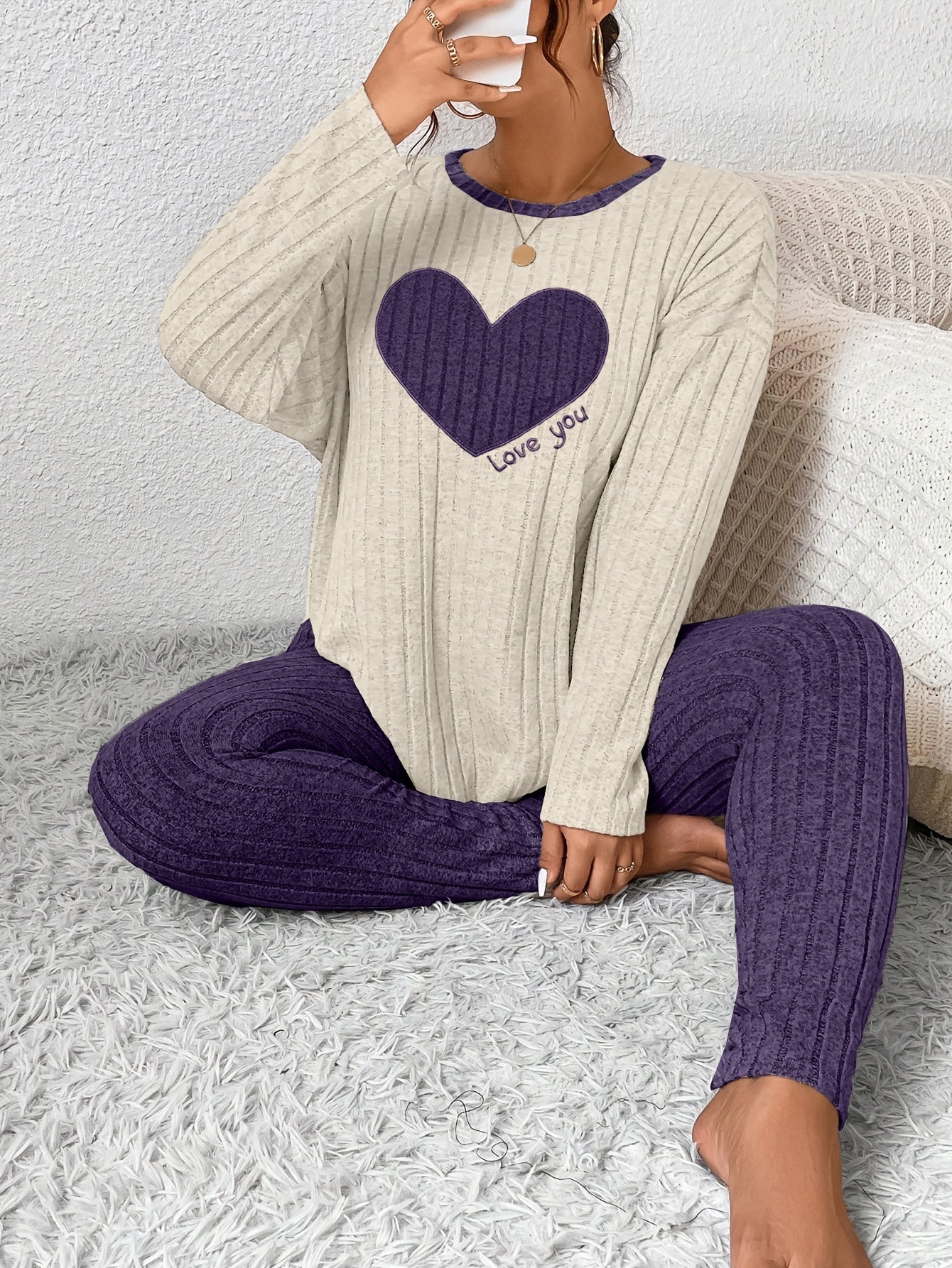 Javelle - Comfort Relax Heart Loungewear Set