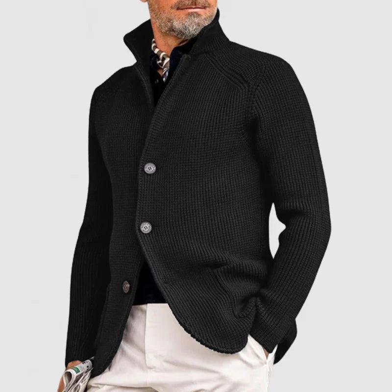 Arnaud - Men's Retro Military Style Cardigan