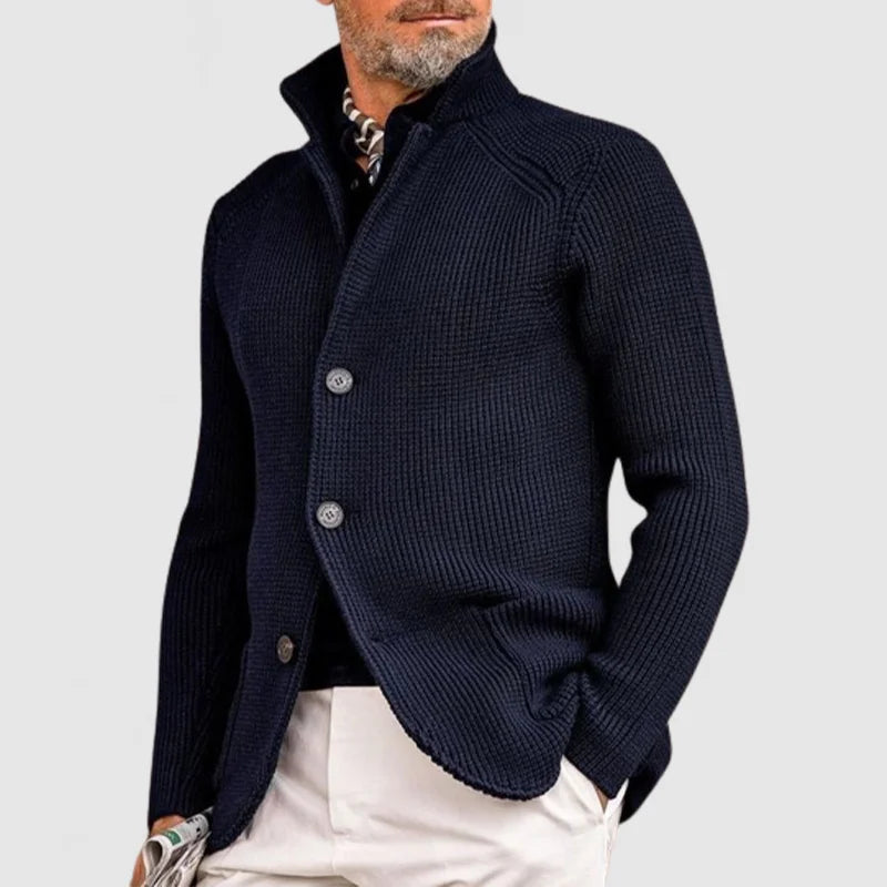 Arnaud - Men's Retro Military Style Cardigan