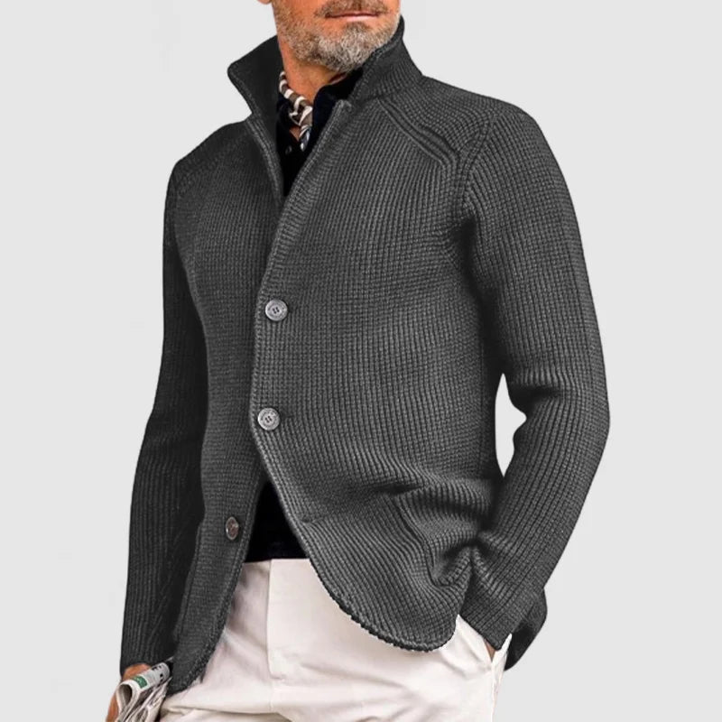 Arnaud - Men's Retro Military Style Cardigan