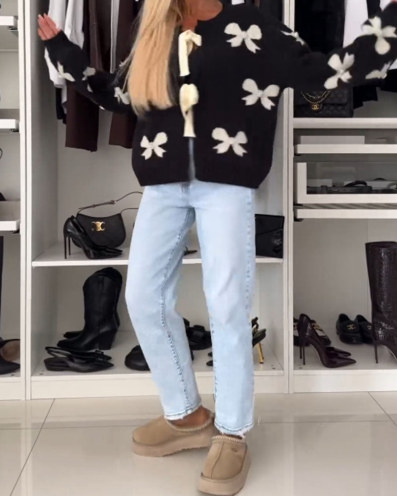 Florentine - Elegant Knot Cardigan