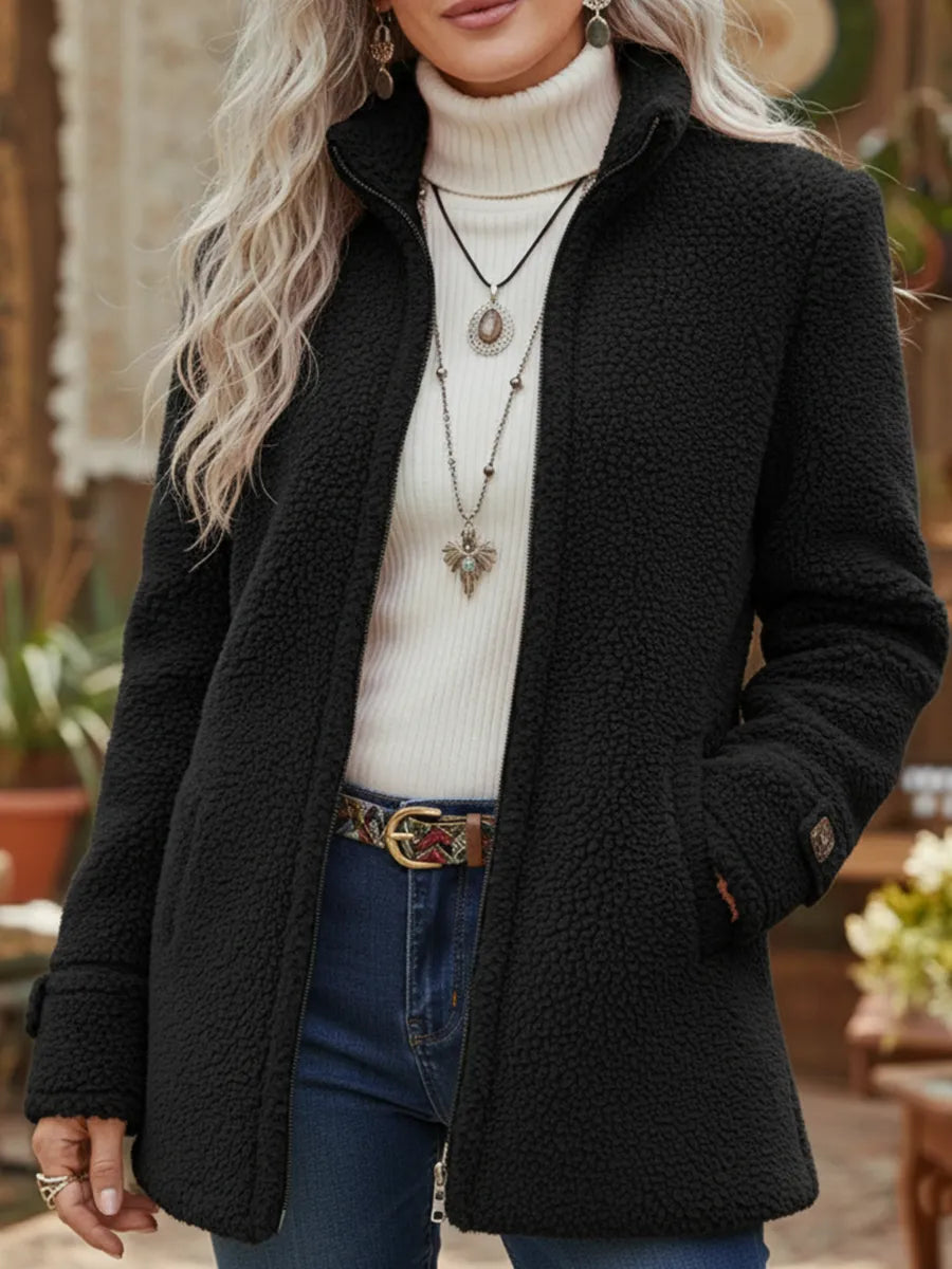 Lunirissa - Women's Soft and Casual Zip-Up Jacket