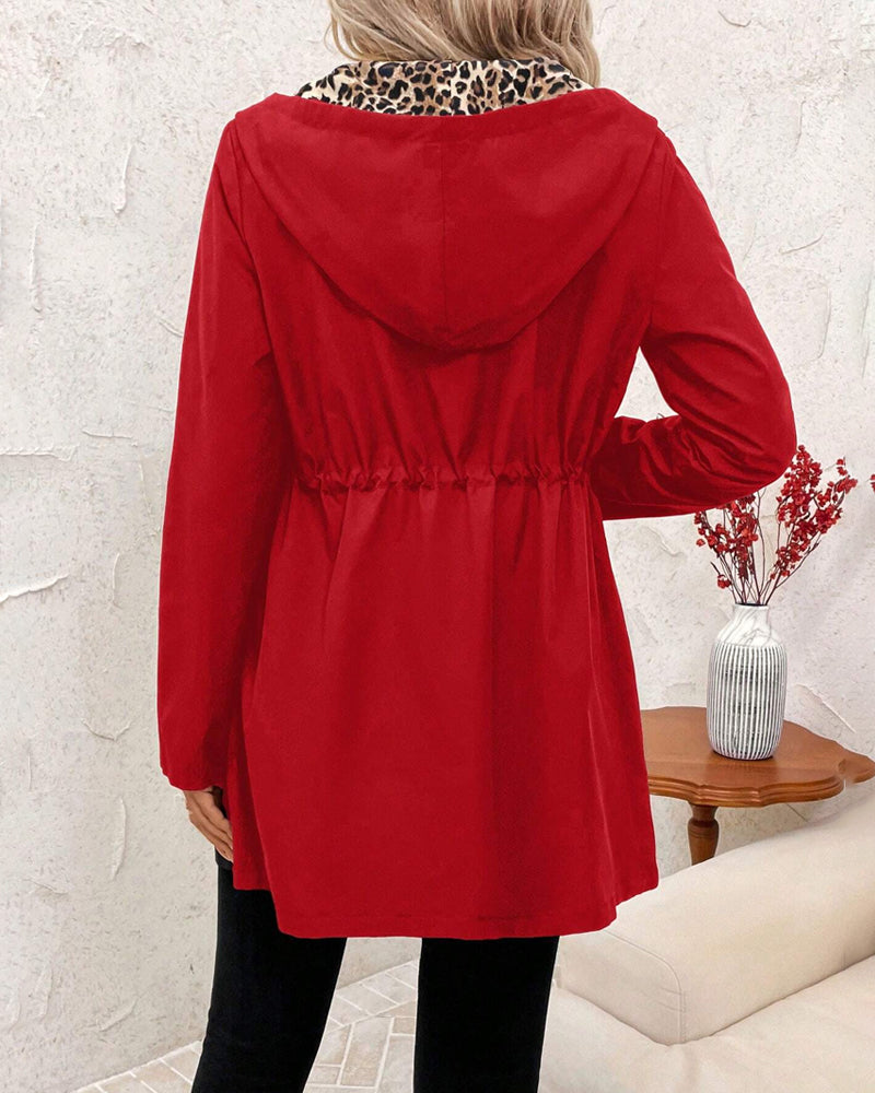 Fioraine - Manteau Léopard Élégant pour Femme