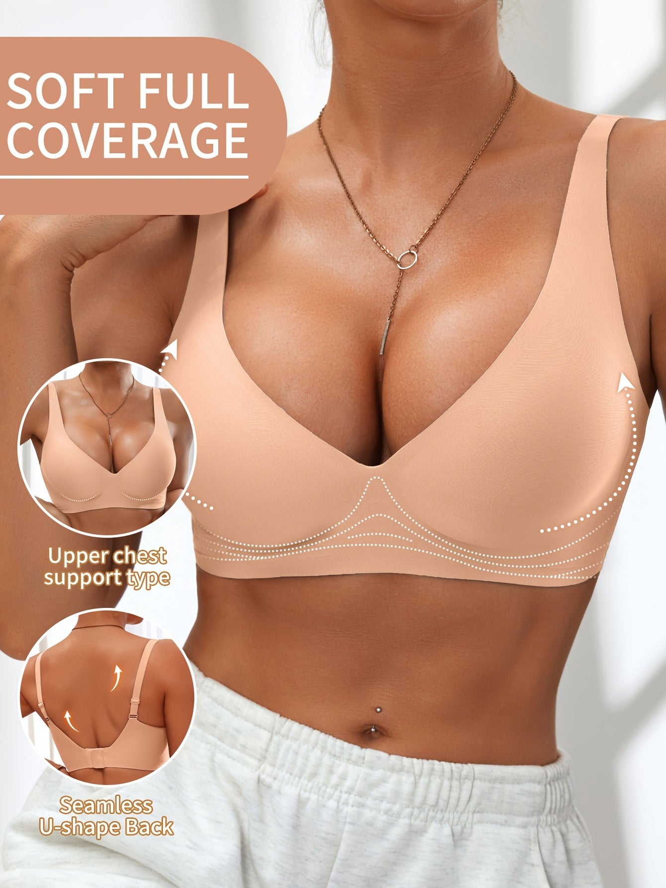 Isendra - High Coverage Comfort Push-Up Bra