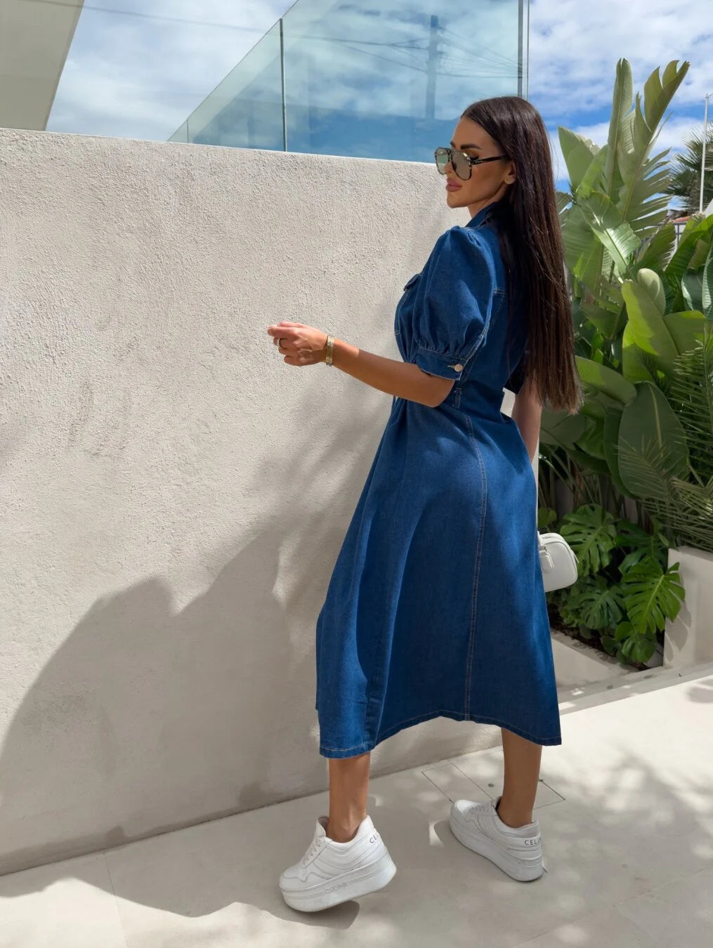 Daphne - Sunshine Denim Dress