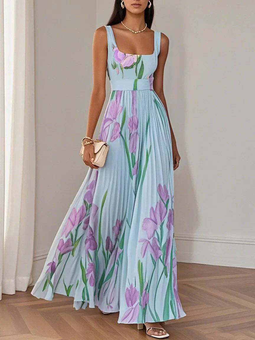Roselitha - Elegant Floral Maxi Dress