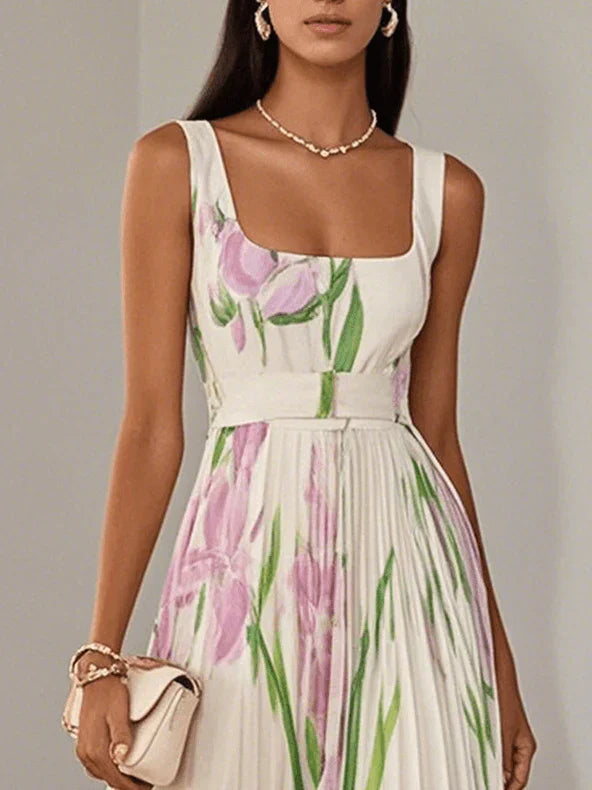 Roselitha - Elegant Floral Maxi Dress