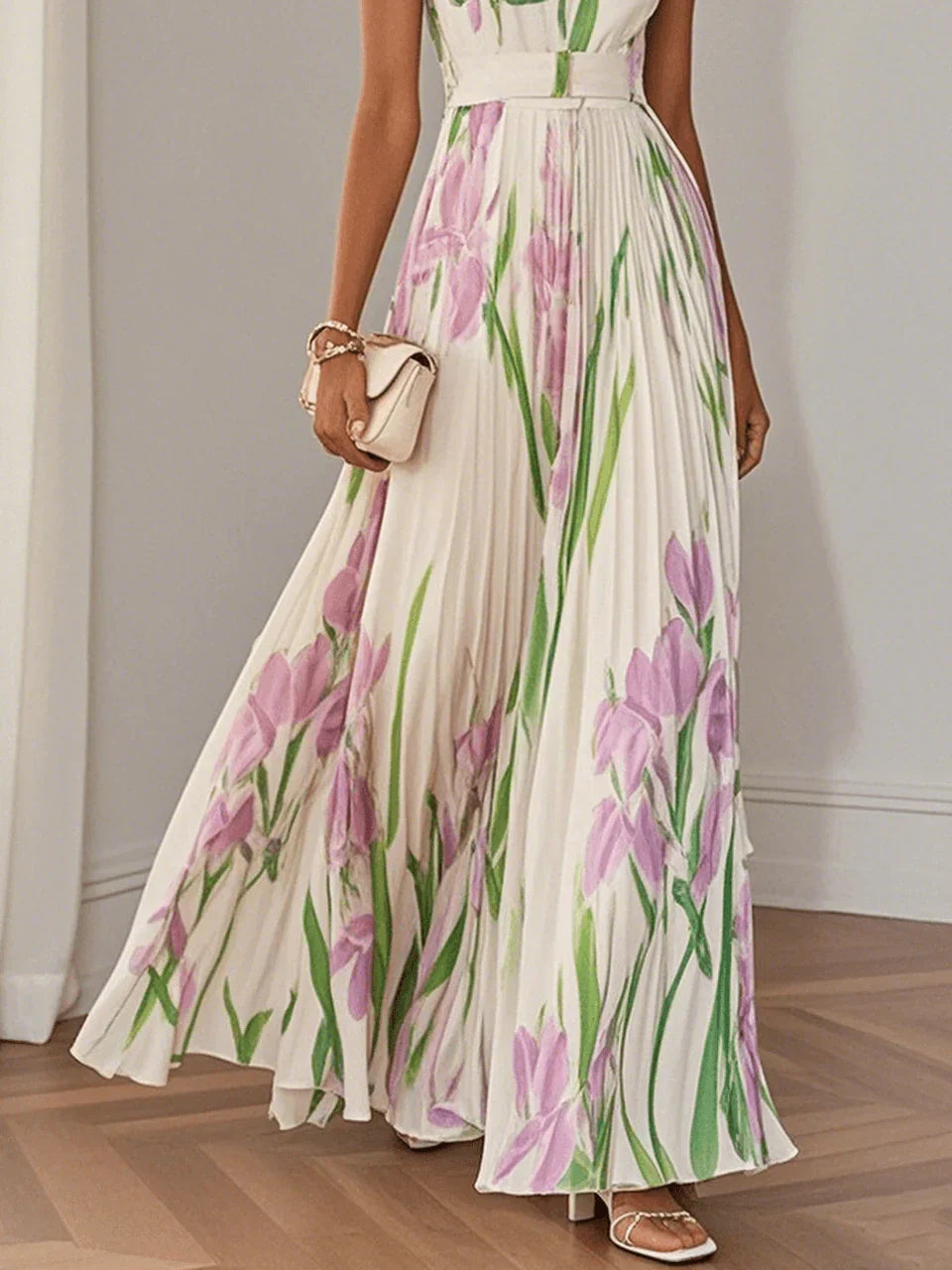 Roselitha - Elegant Floral Maxi Dress