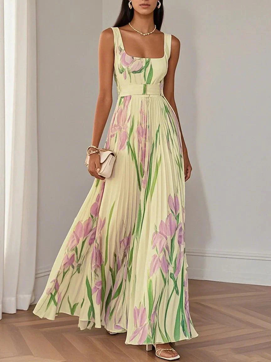 Roselitha - Elegant Floral Maxi Dress