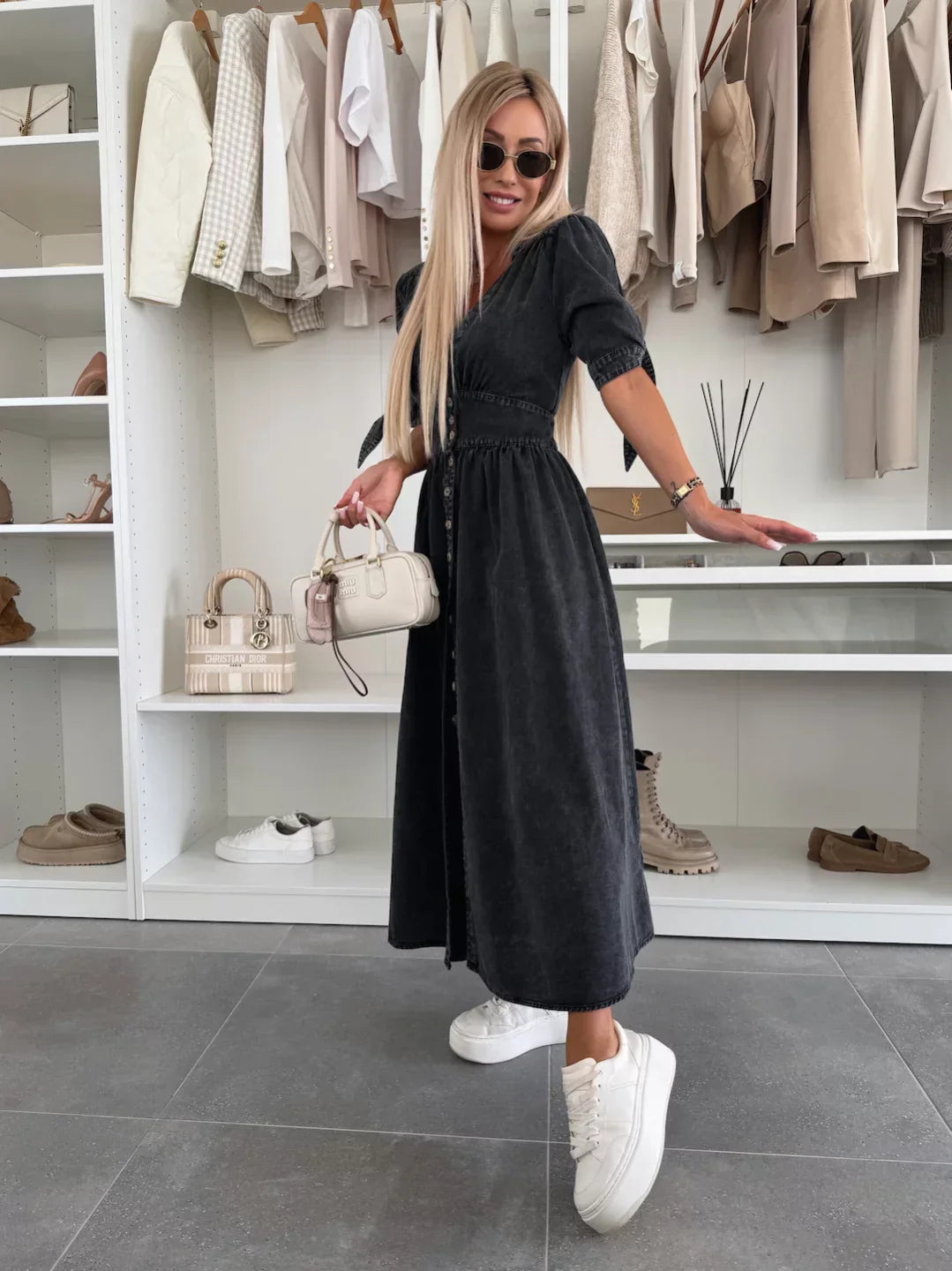 Vera™ - Robe en jean rayonnante