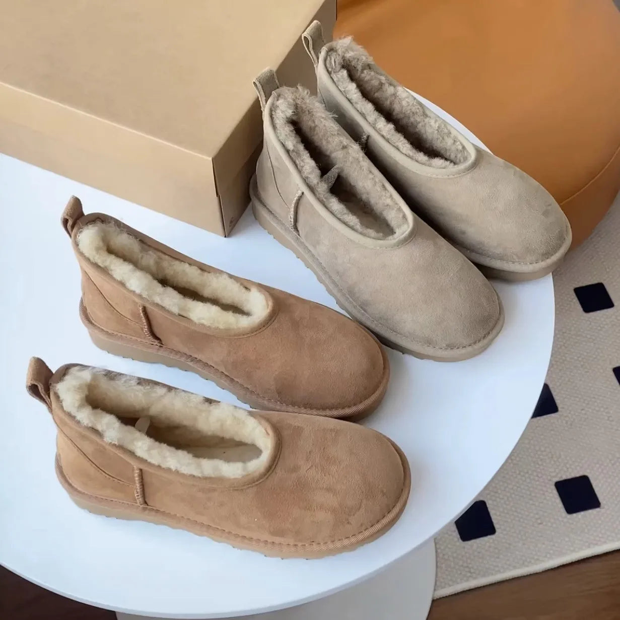 Berthe - Soft and Warm Faux Fur Shoes for Women