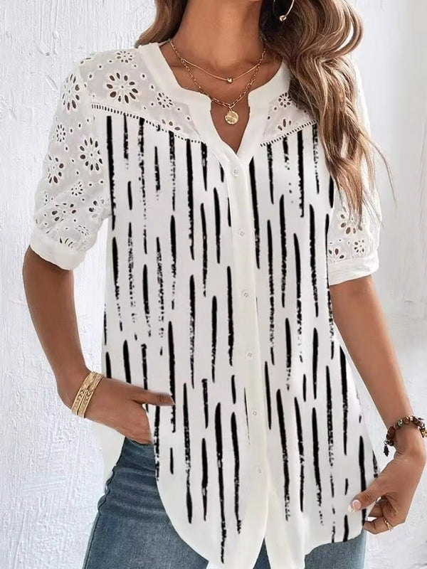 Mariselle - Elegant Short Sleeve Vacation Weekend