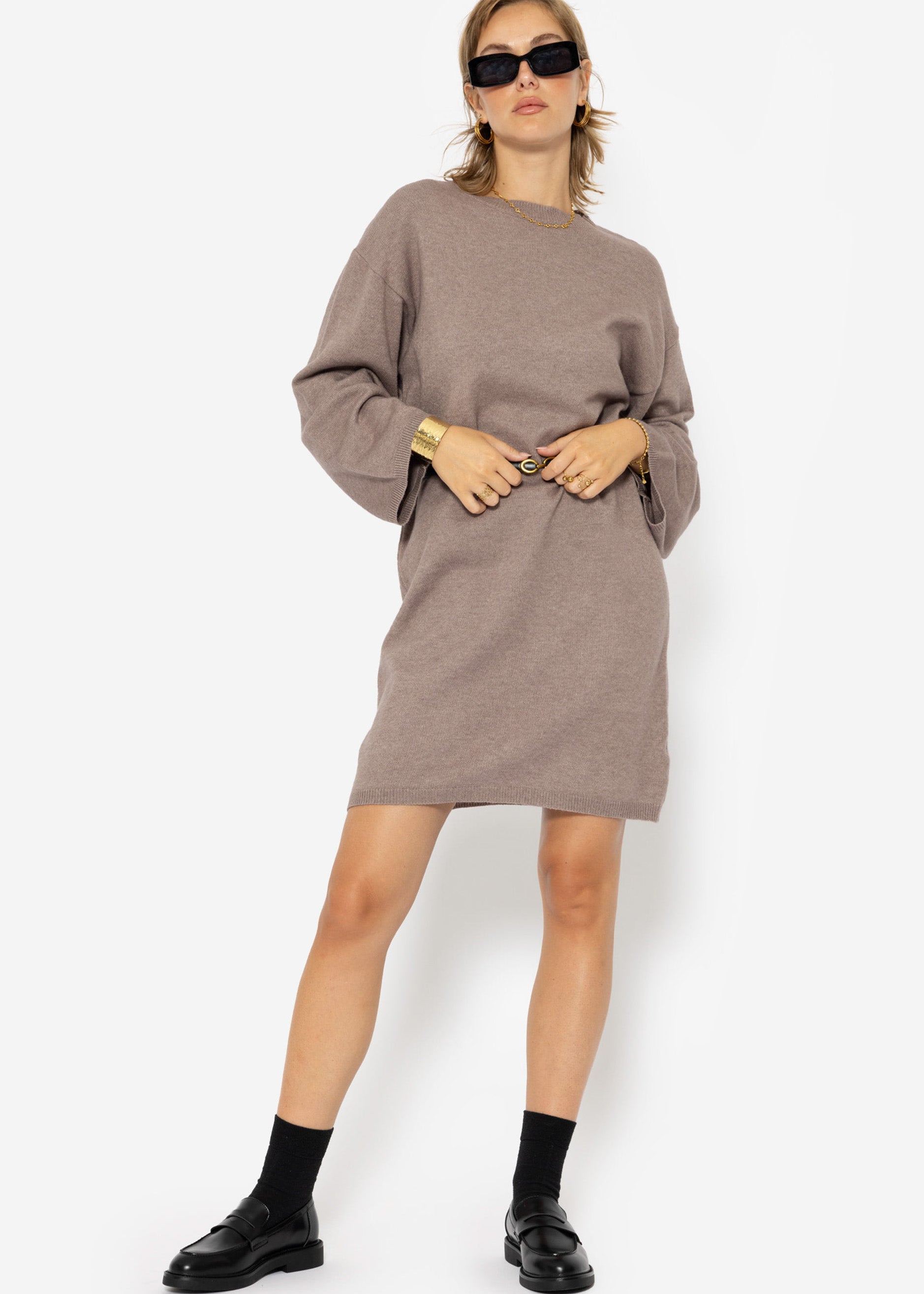 Aimée - Robe Tricot Oversize Élégante