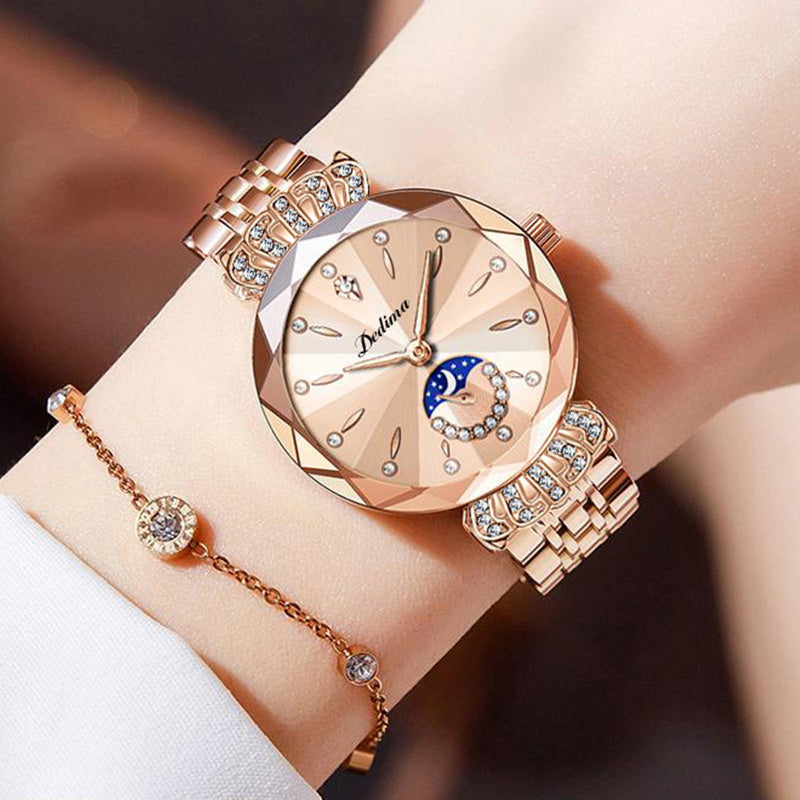 Carina - Timeless shine elegant watch for women