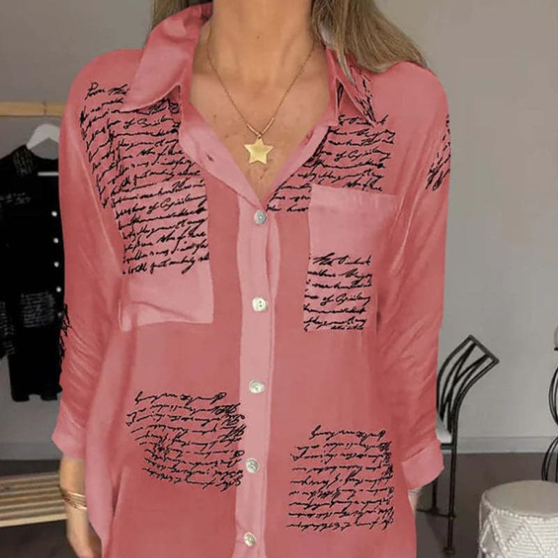 Sina™ - Chemise Imprimée Élégante et Polyvalente