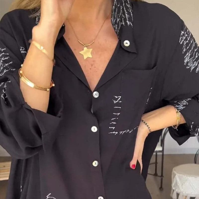 Sina™ - Chemise Imprimée Élégante et Polyvalente