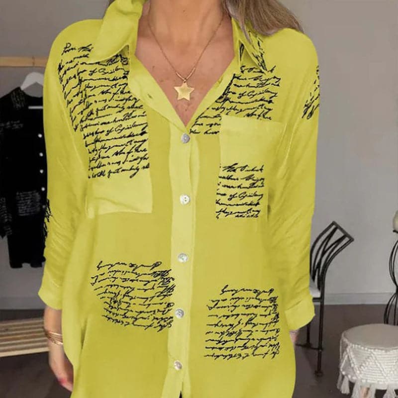 Sina™ - Chemise Imprimée Élégante et Polyvalente