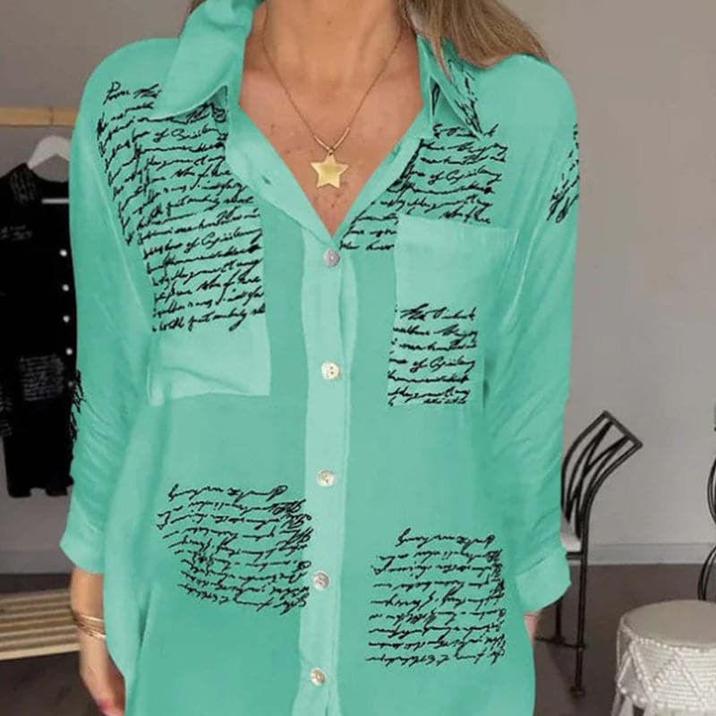 Gisandre - Women's Modern Printed Shirt