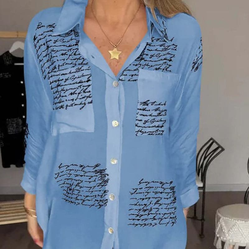 Gisandre - Women's Modern Printed Shirt