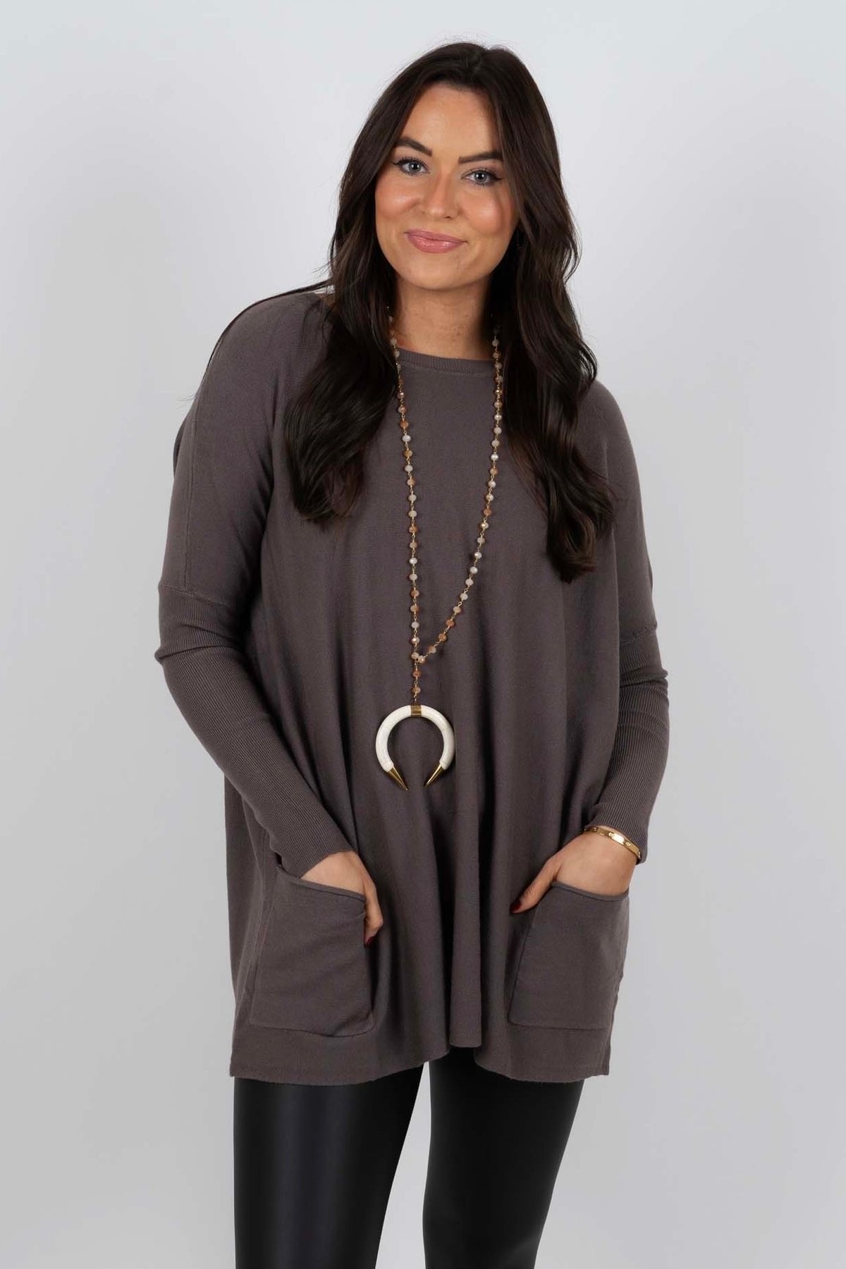 Chanel - Tunicopull à manches longues avec poches pour femmes