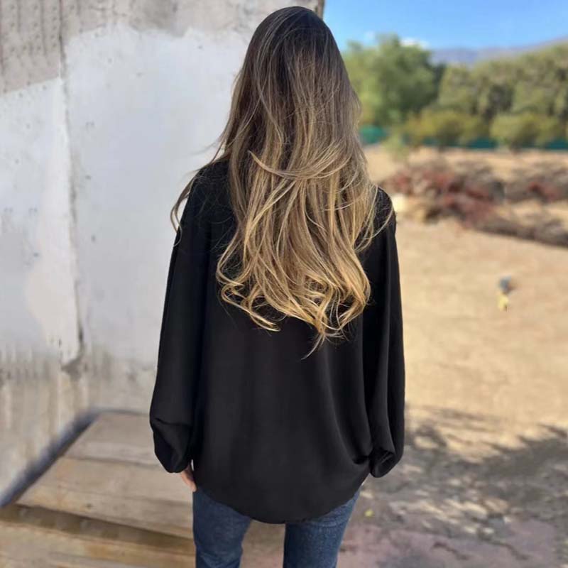 Aenor - Chemise Élégante et Polyvalente à Manches Lanterne